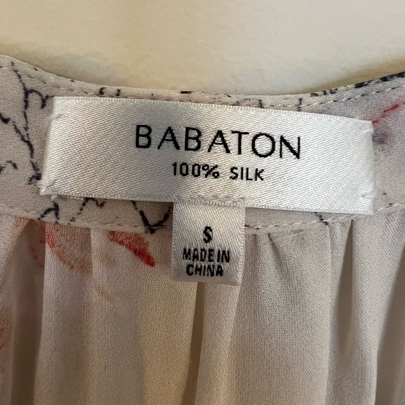 Aritzia BABATON Benedict Floral Silk Dress. Size small. Worn once. Has pockets! - Picture 3 of 6